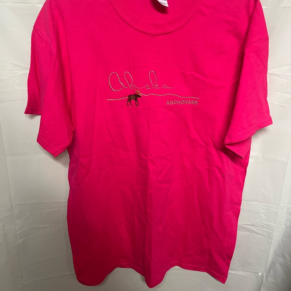 Pink Alaska Anchorage T-Shirt
